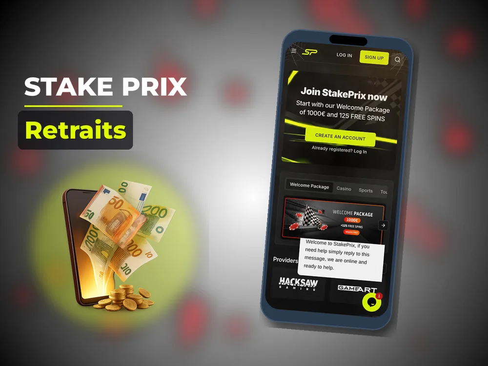 Stake Prix - Retraits