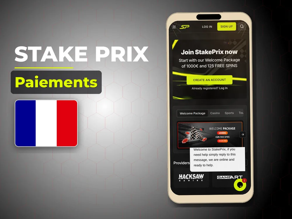 Stake Prix - Paiements