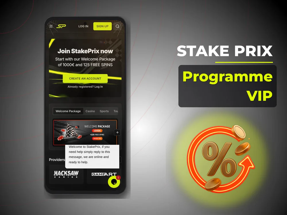 Stake Prix - Programme VIP