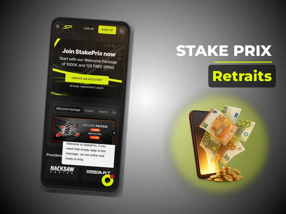 Stake Prix - Retraits
