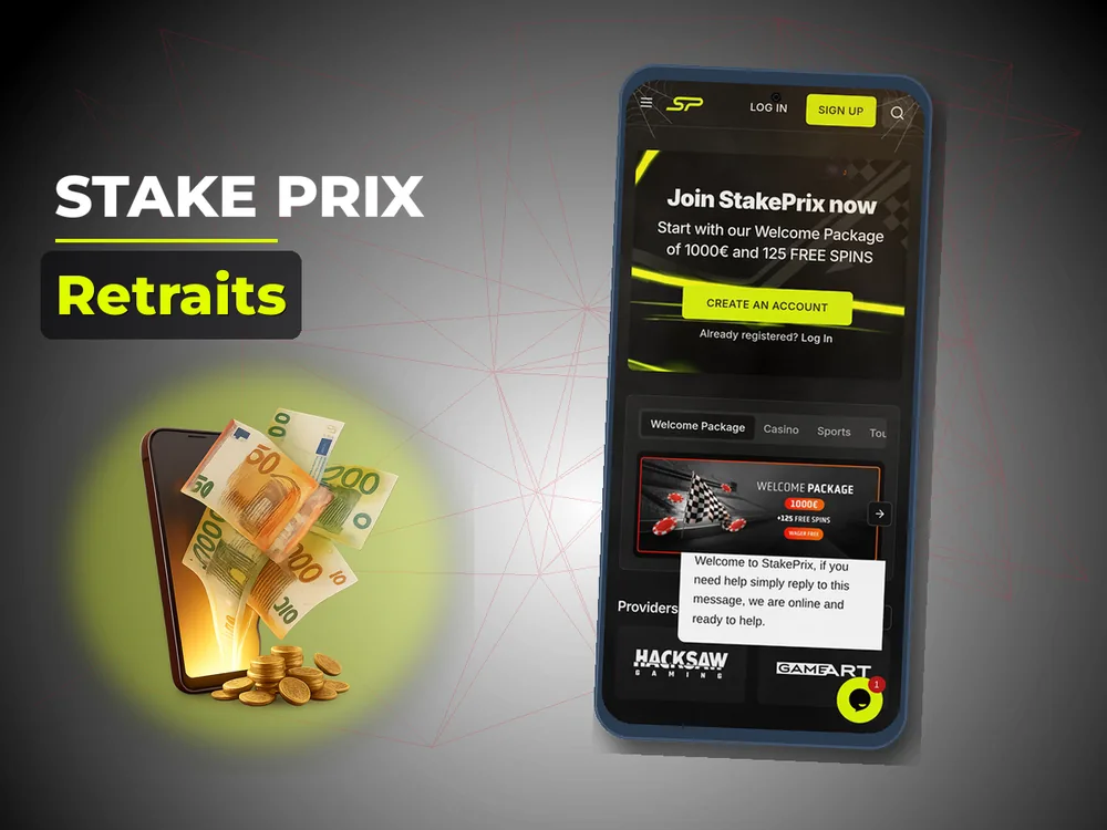 Stake Prix - Retraits